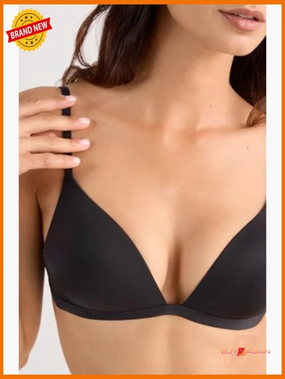 Ultralight Microfiber Wireless Triangle Bralette Light Support